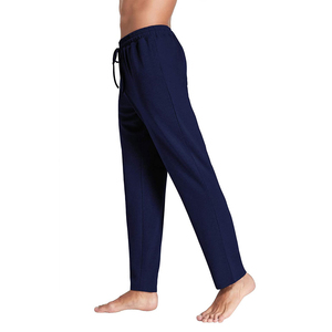 SHARISSA INTERNATIONAL Custom Design Men's Pink Solid Winter Breathable Quick Dry Sweatpants <b>Elastic</b> <b>Waist</b> Casual Joggers - Product Image 3