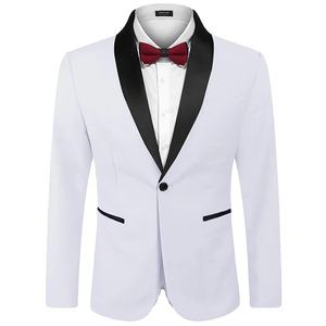 Veste de Costume Homme de Luxe, Blazer Masculin Élégant, Manteau Slim pour Mariage et Soirée Formelle - Product Image 1