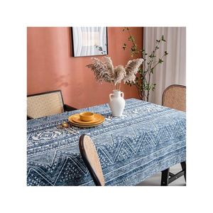 Hébergement spécial 100% coton brodé durable minimaliste 54x78 nappe ISO 9001 certifié fait à la main indien en vrac prêt - Product Image 1