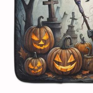 Sorcière Spooky Halloween Tapis de cuisine en mousse à mémoire de forme Tapis de bain anti-fatigue lavable en machine Coussin de confort Tapis de cuisine - Product Image 4