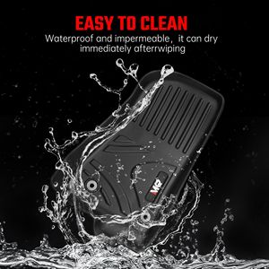 MKR Set di 3 Tappetini Auto Impermeabili e Antimacchia in TPE Nero per Jeep Wrangler JL 2018+ Modello 4 Porte Non Adatto per Jeep W+ - Product Image 2