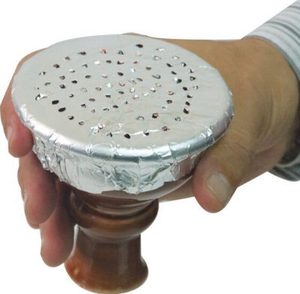 มอระกู่อลูมิเนียมฟอยล์ที่มีการนำความร้อนได้ดีเยี่ยมเพื่อให้ควันยิ่งขึ้นความจุ10มล. ฝาปิดเรียบทนทานและใช้งานได้ยาวนาน - Product Image 1