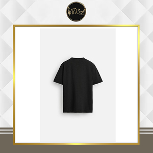 Vente exclusive de t-shirts pour hommes en coton 100% de qualité standard, couleur noire, taille grande, manches courtes, pour l'été - Product Image 6