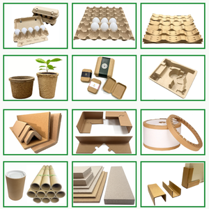 Custom Eco-friendly Recyclable Molded Fiber Packaging Tray Shockproof Protective <b>Insert</b> <b>for</b> Electronic Components Precision - Product Image 4