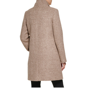 2026 New Women's Mid Length <b>Woolen</b> <b>Coat</b> Long Sleeve Loose Fit Warm Winter Fashion Overcoat Daily Outdoor Outerwear - Product Image 3