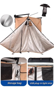 Tente de douche pour voiture légère, imperméable, quatre saisons, avec ouverture automatique rapide, portable, pour le <span class=keywords><strong>camping</strong></span> - Product Image 5