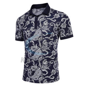 Chemise pour homme en coton et polyester tricoté, unie, respirante, décontractée, coupe ajustée, manches courtes - Product Image 2
