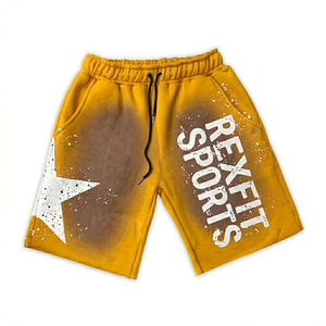 Pantalones cortos de baloncesto Rexfit Sports con logotipo personalizado, serigrafía, ropa urbana para hombre, colección de verano, pantalones cortos deportivos para hombre - Product Image 2