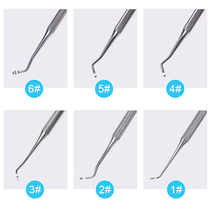 Cureta Quirúrgica Dental de Acero Inoxidable para Periodoncia, Uso Manual Universal, Mango Ergonómico para Mano Derecha/Izquierda - Product Image 5