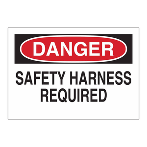 Señal de advertencia: Se requiere arnés de seguridad para áreas de construcción y trabajos en altura - Product Image 3