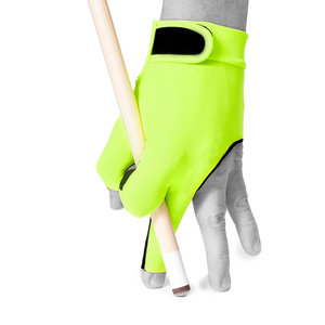 Guantes de billar ligeros con cierre de velcro en venta, tela de spandex de primera calidad, diseño personalizado, guantes de snooker de 3 dedos - Product Image 2