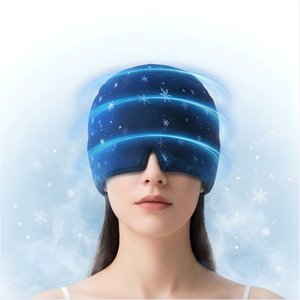 OEM ODM - Compresa <span class=keywords><strong>de</strong></span> Gel Frío/Calor <span class=keywords><strong>de</strong></span> Grado Médico 360° para Terapia, Máscara para la <span class=keywords><strong>Cabeza</strong></span>, Alivio del <span class=keywords><strong>Dolor</strong></span> <span class=keywords><strong>de</strong></span> <span class=keywords><strong>Cabeza</strong></span> y Migrañas - Product Image 1