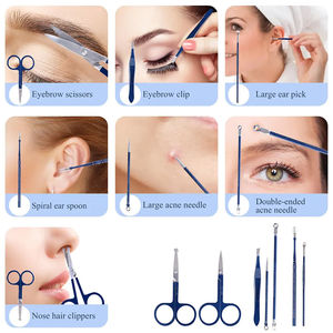 Kit de Manicura 2026, Juego de 7 Piezas con Cortaúñas, Pinzas, Tijeras para Cutículas - Product Image 5