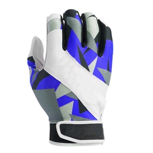 WARPRO INDUSTRY Black Batting Gloves Ambidextrous Padded Knit Fabric <b>Hook</b> Loop Closure Unisex Adult Size L Breathable Training - Product Image 5