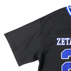 เสื้อยืดโอเวอร์ไซส์ลายฟุตบอล Zeta Phi Beta สีดำสำหรับผู้หญิง พร้อมตัวอักษรกรีก ZPB ผ้าเชนิลล์ ทรงลำลอง เสื้อผ้าสำหรับชมรม - Product Image 5