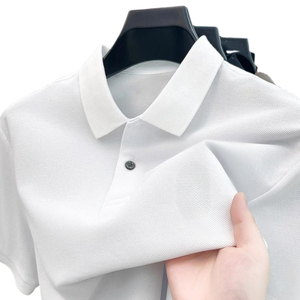 Camiseta Polo de Golf de Verano Simple de Alta Calidad para Hombre, Camisetas Polo de Algodón para Hombre con Logotipo Personalizado - Product Image 4