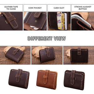 Wholesale Premium mens leather wallet RFID blocking card <b>holder</b> wholesale supplier OEM export for pakistan in wholesale price - Product Image 4