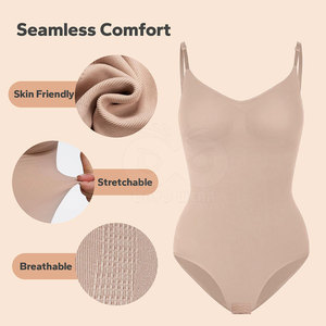 Servicio OEM al por mayor: Traje moldeador de cuerpo para mujer, el mejor diseño, ligero y transpirable, hecho en Pakistán. - Product Image 4