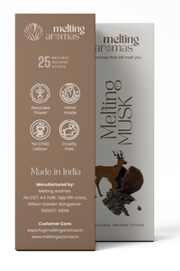 Encens religieux en bâtonnets de bambou MELTING MUSK - Product Image 3