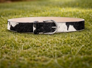 Cinturón de Cuero Genuino de 1.5 Pulgadas con Logotipo Personalizado, Correa con Hebilla de Bloqueo Automático, Producto Personalizable - Product Image 3