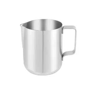 Custom LOGO 200ml Coffee Maker Stainless Steel Latte Frothing Milk Jug Milk Pitcher Best quality product