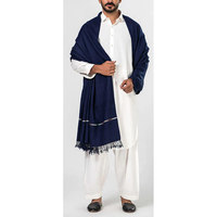 Châle tissé doux pour homme, châle chaud d'hiver, tissu confortable, design classique, vêtement traditionnel élégant pour homme