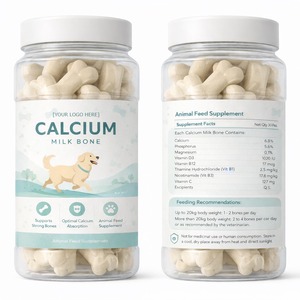 Friandises à mâcher au lait de calcium pour chiens, saveur lait, complément alimentaire biologique, longue durée, dents plus fortes, os, soins de santé pour animaux de compagnie, haute teneur en protéines - Product Image 3