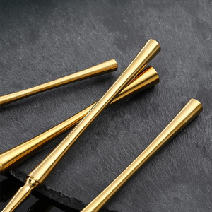 Stainless Steel Satin Gold Flatware <b>Set</b> for Weddings Hotels <b>Restaurants</b> Parties Luxury Dining Tableware - Product Image 5