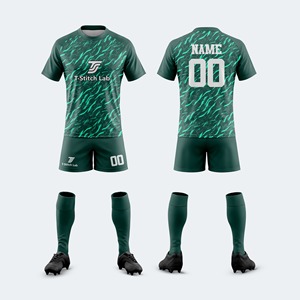 Uniforme de rugby pour hommes à manches courtes, respirant et léger, prix de gros, couleurs unies, évacuation de l'humidité - Product Image 2