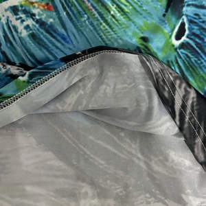 T-shirt à manches longues pour homme, col en V, imprimé poisson vert, séchage rapide, tricoté en polyester, coupe décontractée, design imprimé photo - Product Image 6
