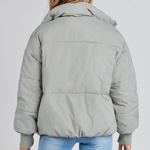 Chaqueta Acolchada Transpirable para Mujer, MOQ Bajo, para Invierno, Forro de Nailon de Alta Calidad, en Stock - Product Image 4