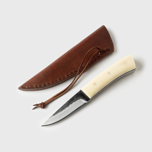 Vikings Puuko <b>Knife</b> Premium Quality DIY OEM Wild High Carbon Steel Straight Edge Clip Point Wood <b>Handle</b> Outdoor Hunting - Product Image 1