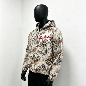 เสื้อฮู้ดดี้โอเวอร์ไซส์ทรงปกติสำหรับฤดูหนาว ผ้าฝ้าย 100% ตกแต่งด้วยการเย็บแบบ Strategic Stitching ปักลายโลโก้ พิมพ์ลายสกรีน สินค้ามาใหม่ - Product Image 2