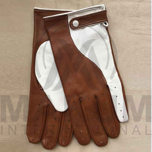 Premium Genuine Leather Dressing Gloves for Men Vintage Style Driving Gloves Breathable - Product Image 5