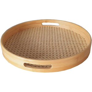Premium Solid Wood Serving Tray for Restaurant Hotel Home <b>Breakfast</b> Snack Tea and Beverage Presentation - Product Image 5