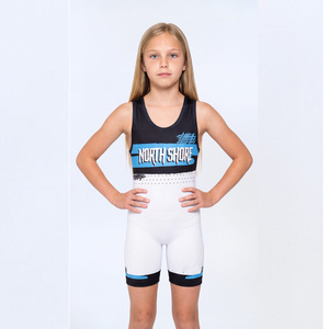เสื้อกล้ามออกกำลังกายสำหรับผู้หญิง PIHA SPORTS รุ่น North Shore สีขาว ดำ น้ำเงิน พิมพ์ลายแบบ Sublimation แห้งเร็ว ระบายอากาศได้ดี สไตล์สปอร์ต - Product Image 1