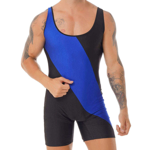 Camiseta Deportiva sin Mangas para Hombre, Diseño Color Block, Ajustada, de Secado Rápido, con Tecnología de Absorción de Humedad, Spandex y Poliéster - Product Image 1