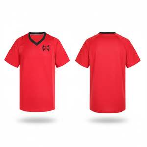 Camiseta de Rugby Personalizada al por Mayor, Transpirable, Talla Grande, Manga Corta, con Impresión por Sublimación, Tejido de Malla de Secado Rápido, Hecha en Pakistán - Product Image 1