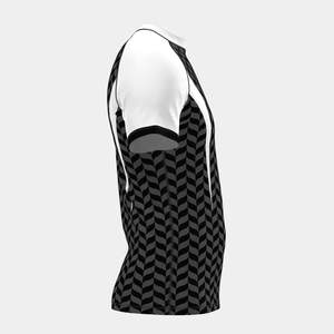 เสื้อแรชการ์ดแขนสั้นสีขาวเทาดำระดับพรีเมียม – เสื้อรัดรูปดูดซับความชื้นสำหรับฟิตเนสและการฝึกซ้อม - Product Image 3