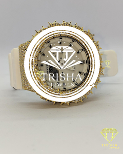 Luxury Crown of Thorns VVS Moissanite <b>Diamond</b> <b>Watch</b> 925 Sterling Silver Iced Out Timepiece - Product Image 3