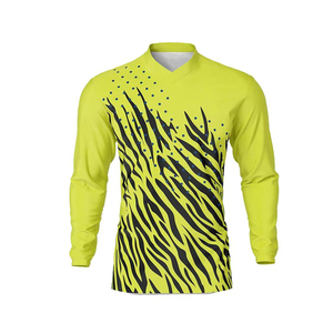 Maillot de motocross personnalisé, maillot en tissu mesh sublimé pour le cyclisme, 100% polyester, personnalisé pour hommes - Product Image 6