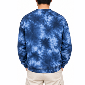 Sweat-shirt Tie-Dye prêt à la vente, en molleton de coton, pour la mode, fourniture de vêtements OEM, coupe minimaliste et confortable, col décontracté, collection pour usage quotidien, commande - Product Image 2