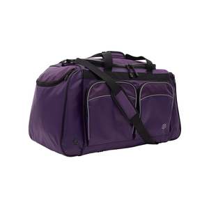 Bolsa Deportiva Morada de Poliéster con Cierre de Cremallera, Correa de Hombro Ajustable, Multifuncional, para Deportes, Fitness, Viajes, Impermeable - Product Image 3