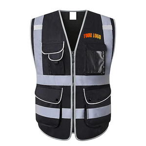 Chaleco de Seguridad de Alta Visibilidad para Hombre, Ropa de Trabajo de Invierno, Cinta Reflectante, Impermeable, con LED Intermitente, Material de Poliéster, Personalizado, ANSI CLASE - Product Image 3
