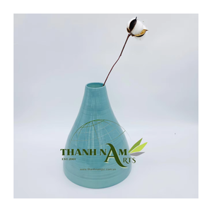 Moderno y Elegante Florero de Bambú Hecho a Mano, Ecológico, Personalizable en Color y Logotipo, Accesorio Decorativo para el Hogar Resistente al Agua - Product Image 1