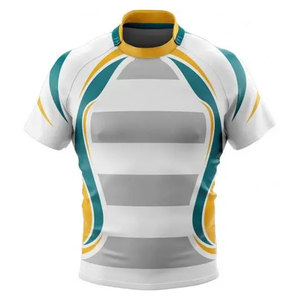 Uniformes Deportivos Personalizados, Transpirables, de Secado Rápido y Ecológicos, Camisetas de Rugby, Servicio de Diseño Gratuito, Venta al Por Mayor, Sublimados para Equipos - Product Image 2