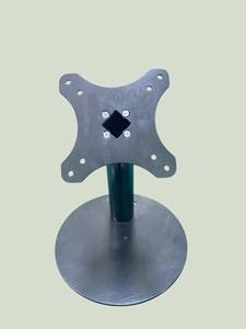 ขาตั้งทีวี/จอภาพอเนกประสงค์ที่รองรับมาตรฐาน VESA ทำจากเหล็ก พร้อมฐานกลมที่แข็งแรงสำหรับใช้งานบนโต๊ะ - Product Image 5