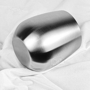 Juego de Copas de Vino sin Tallo, de Acero Inoxidable, para Cócteles, en Forma de Huevo, de Metal, en Color Cobre, Dorado, Plateado y Negro, para Bar - Product Image 4