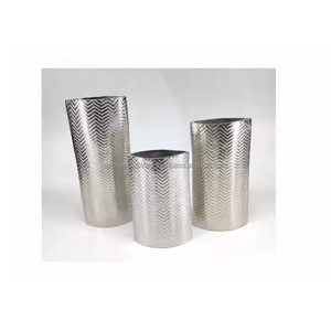 ฐานแจกันดอกไม้อลูมิเนียมหล่อรูปทรงกลมมีให้เลือกสามขนาดเสร็จสิ้นรวมถึงการแสดงผลคร่าวๆจากอุตสาหกรรม azora - Product Image 1