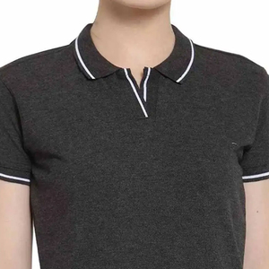 Chemises polo pour femmes, couleur unie, logo personnalisé, prix imbattable, nouvelle arrivée, haute qualité, polos unis pour femmes - Product Image 6